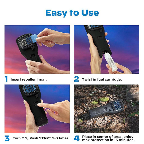 Thermacell MR300 Portable Mosquito Repeller Hunt Pack with Holster