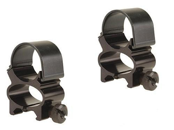 Weaver Detachable See-Thru Scope Rings - 1" - Black