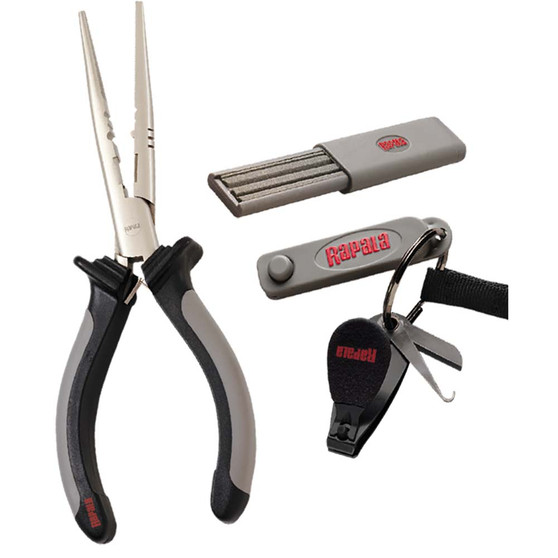 Rapala Combo Pack - Pliers, Clipper, Punch & Sharpener Rapala Combo Pack - Pliers, Clipper, Punch & Sharpener