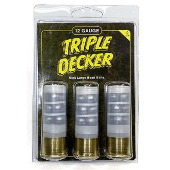 Reaper Defense Triple Decker Shotshell 12ga 2-3/4" 9 Pellets with Discs 3/ct