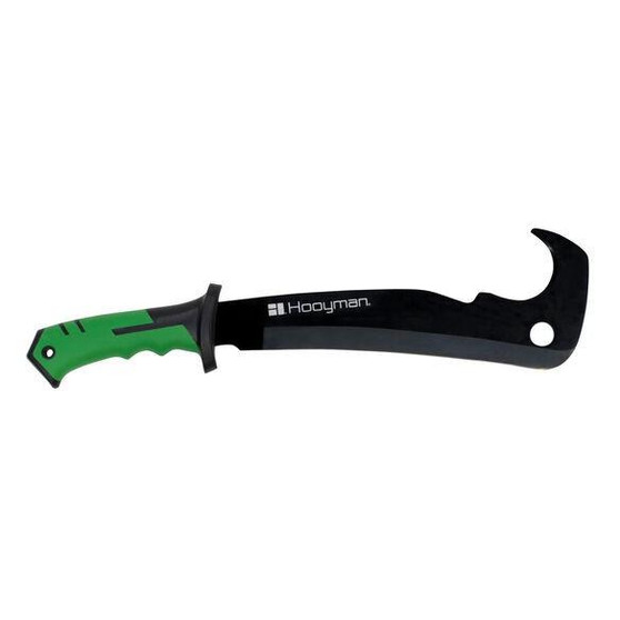Hooyman Hook'em Machete 17-1/2" Blade Green Hooyman Hook'em Machete 17-1/2" Blade Green
