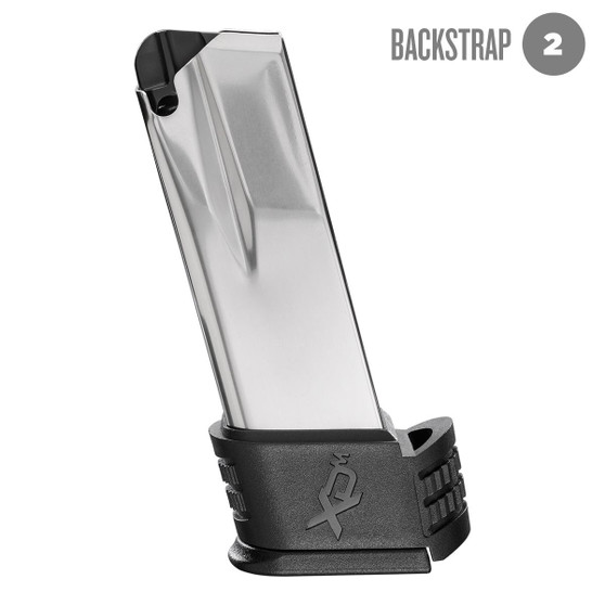 Springfield XD-M Elite Compact Extended Magazine with Sleeve #2 (for Backstrap #2) 10mm 15/rd