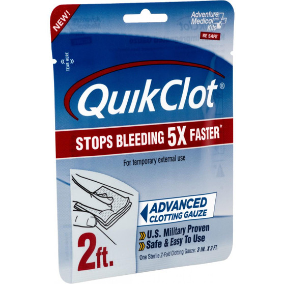 Ready Brands Adventure Medical Kits QuikClot Gauze 3"" x 2'