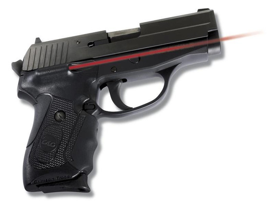 Crimson Trace Semi-Automatic Lasergrip - Sig Sauer P239 Series Lasegrips Side Action Rubber Grip
