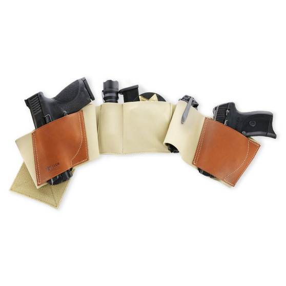Galco Underwraps Belly Band 2.0 for Glock 30 with Rail Khaki Large Ambi