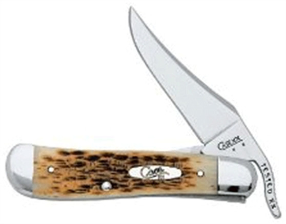 CASE RUSSLOCK 1BL 41/4" AMBER BONE