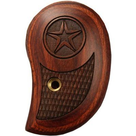 Bond Arms Standard Handgun Grips Rosewood with Engraved Star