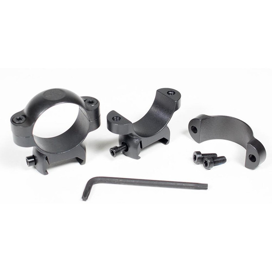 Leupold 2-Piece LRW Cross-Slot Steel Scope Rings 1" High Matte