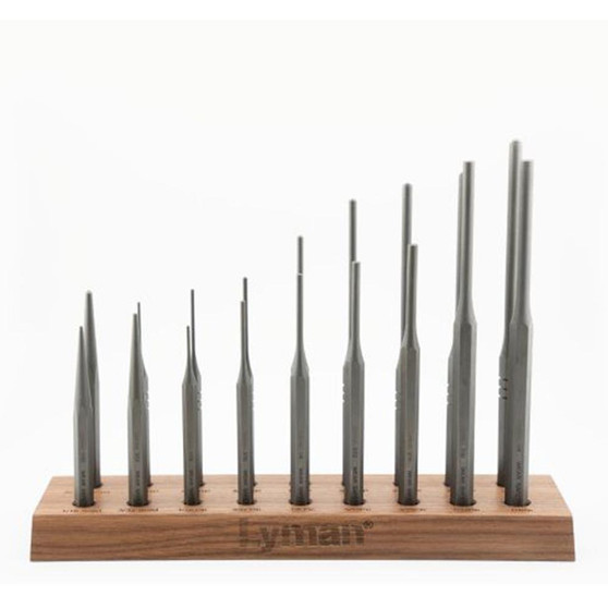 Lyman Armorers 18 Piece Hex Punch Set with Stand Lyman Armorers 18 Piece Hex Punch Set with Stand