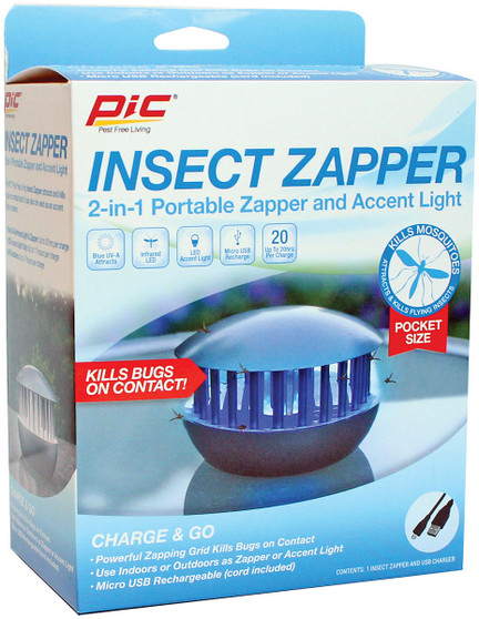PIC 2-N-1 PORTABL ZAPPER LIGHT