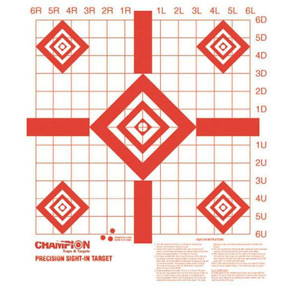 Champion Redfield Style Precision Sight-In Target