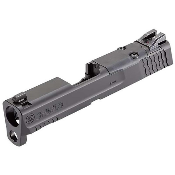 S&W Slide Assembly M&P 9 Shield Pistol Optics Ready White Dot Sights