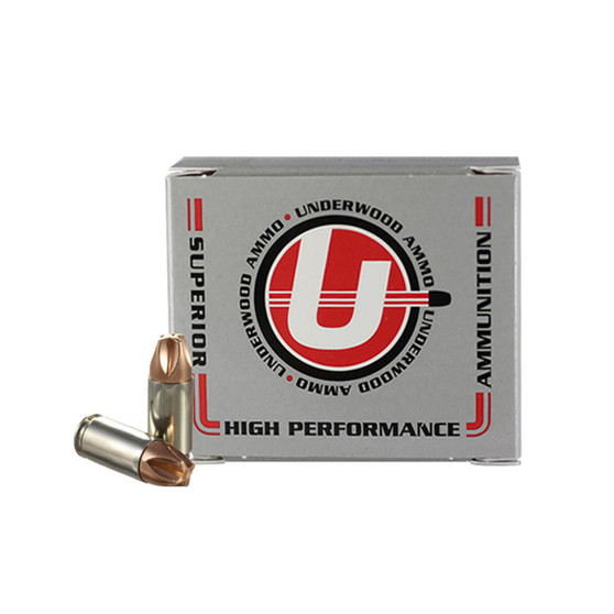 Underwood Xtreme Defender Handgun Ammunition 9mm Luger 90gr Solid 1400 fps 20/RD Underwood Xtreme Defender Handgun Ammunition 9mm Luger 90gr Solid 1400 fps 20/RD