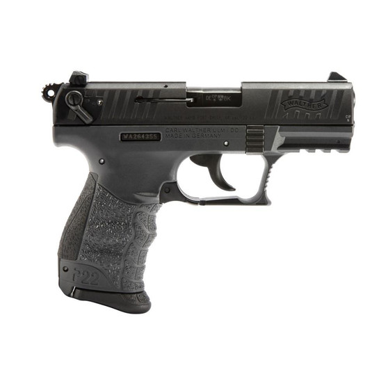 Walther P22Q Handgun .22 LR 10/rd Magazines (2) 3.42" Barrel Tungsten Grey