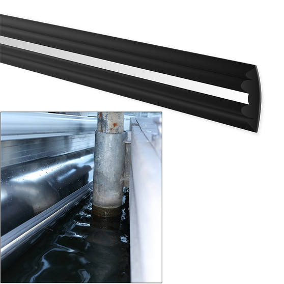 Megaware PontoonGuard&reg; - 40&#39; Kit - (2) 20&#39; Guards f/Pontoon Up To 25&#39; - Black