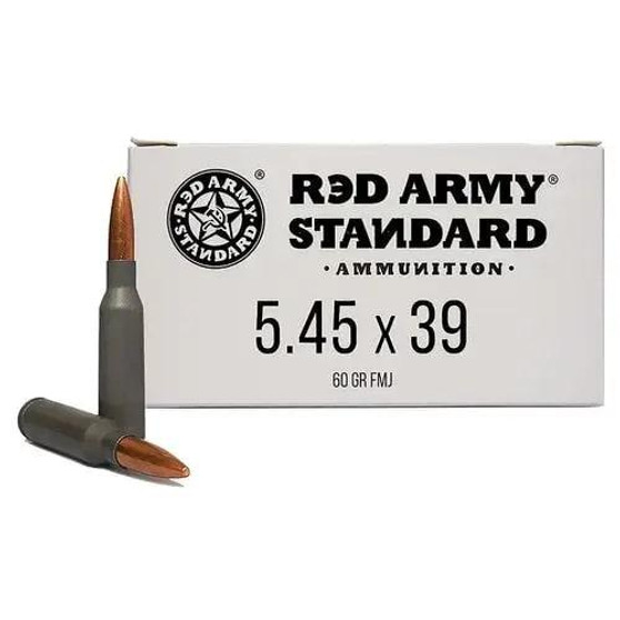 Century Arms Red Army Standard Rifle Ammunition 5.45x39 60gr FMJ Lead Core 1440/ct Case