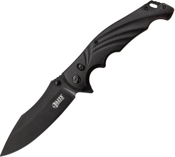 Master Cutlery Elite Tactical Conqueror Folding Knife Black Master Cutlery Elite Tactical Conqueror Folding Knife Black