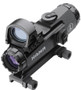 BLEMISHED Leupold Mark 4 HAMR Rifle Scope with DeltaPoint (Incl. Flat Top Mount) - 4x24mm Illum. CM-R2 & 3.5 MOA 32' 2.7" Matte