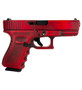 Glock 19 Gen 3 Custom "Distressed Red Slide and Grip" Handgun 9mm Luger 15/rd Magazine 4.02" Barrel
