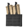 TacShield RZR Molle Double Rifle Magazine Pouch Black