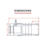 PSS PRO Shaft Seal 1-1/4" Shaft &amp; 2-1/4" Tube