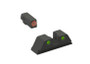 Meprolight ML41221 Hyper-Bright Orange Ring Front/Green Rear Sights for Kimber 1911 Wedge Models
