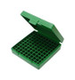 MTM 100rd Flip Top Ammunition Box for 9mm Luger 380 Auto Green MTM 100rd Flip Top Ammunition Box for 9mm Luger 380 Auto Green