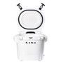 LAKA Coolers 30 Qt Cooler w/Telescoping Handle & Wheels - White LAKA Coolers 30 Qt Cooler w/Telescoping Handle & Wheels - White