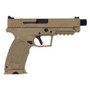 SDS Imports Tisas PX-9 Gen 3 Tactical Semi Auto Pistol 9mm Handgun 15/rd Magazines (2) 5.11" Threaded Barrel FDE