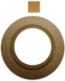 Speedwell 1" Square Paster Pressure Sensitive Brown 1000/Roll