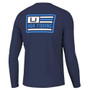 Huk Farm Pursuit Long Sleeve Shirt Naval Academy XL