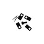 Frankford Arsenal X-10 Replacement P-Clips and Screws Black