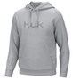 Huk Huk'd Up Logo Long Sleeve Hoodie Harbor Mist XL