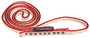 8MM  DYNEEMA 60CM/24" RED