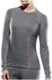 DOUBLE LAYER WMNS L/S GREY MD