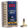 CCI 22 Suppressor Rimfire Ammuntion .22 LR 45 gr JHP 970 fps 50/ct
