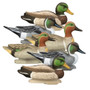 Higdon Late Season Puddle Pack Standard Foam Drakes 2 Mallard 2 Pintails 2 GW Teal 6/ct