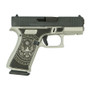 Glock 43X "2nd Amendment" Grey/Black Handgun 9mm Luger 10rd Magazines(2) 3.4" Barrel Accessory Rail USA Made