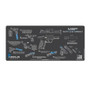 Cerus Gear S&W M&P Instructional 3mm ProMat 12" x 27" - Charcoal Gray