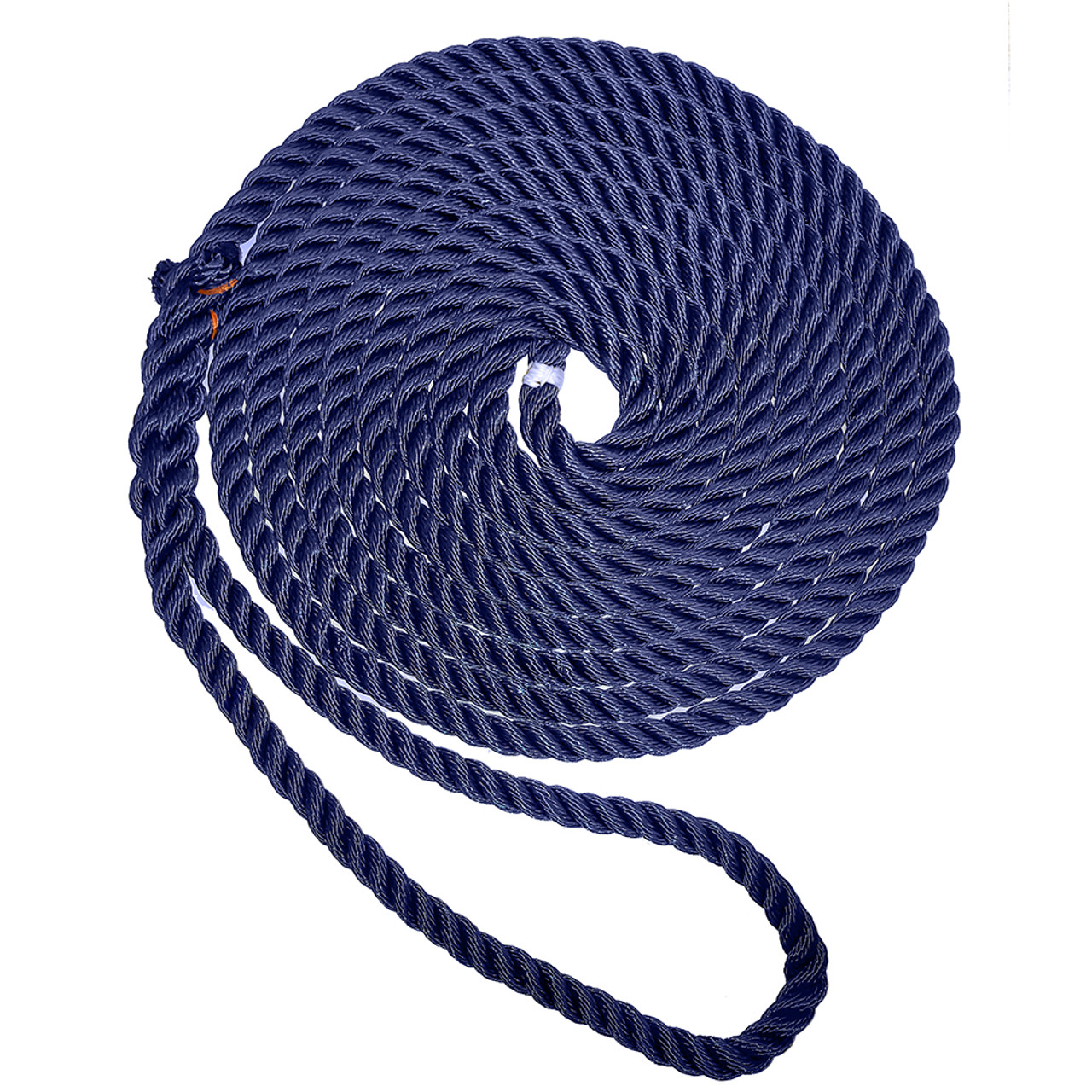 New England Ropes 3\/8" Premium 3-Strand Dock Line - Navy Blue - 25 [C6053-12-00025]