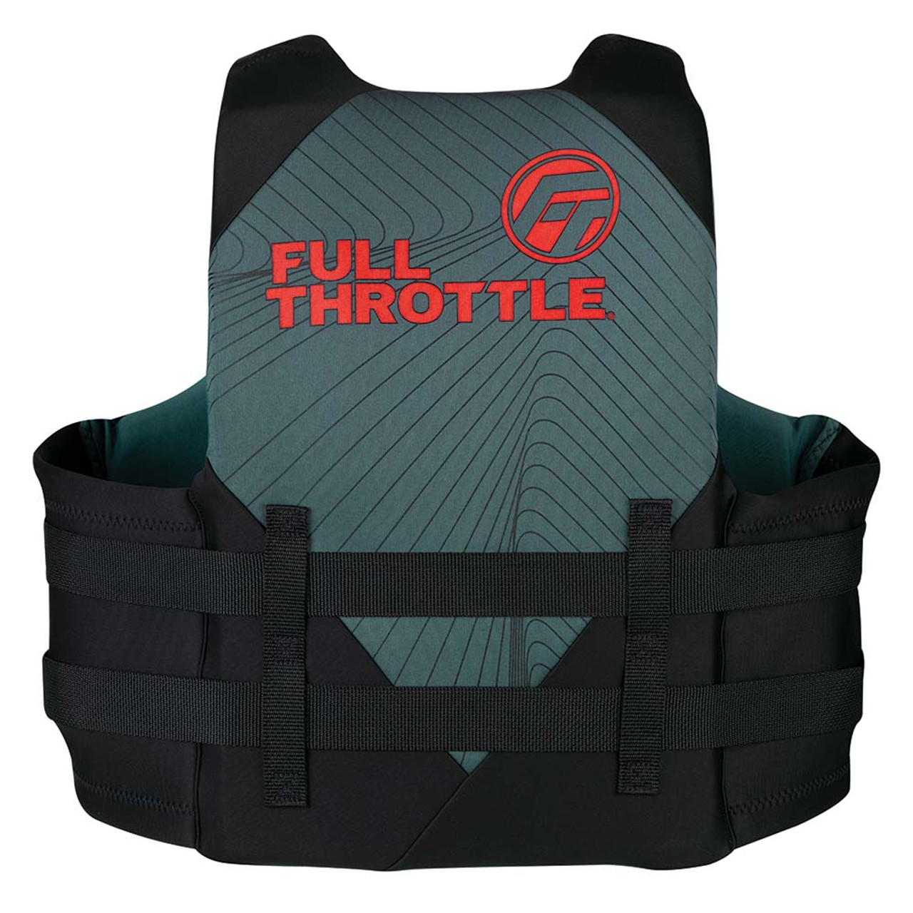 Full Throttle Adult Rapid-Dry Life Jacket - 2XL\/4XL - Grey\/Black [142100-701-080-22]