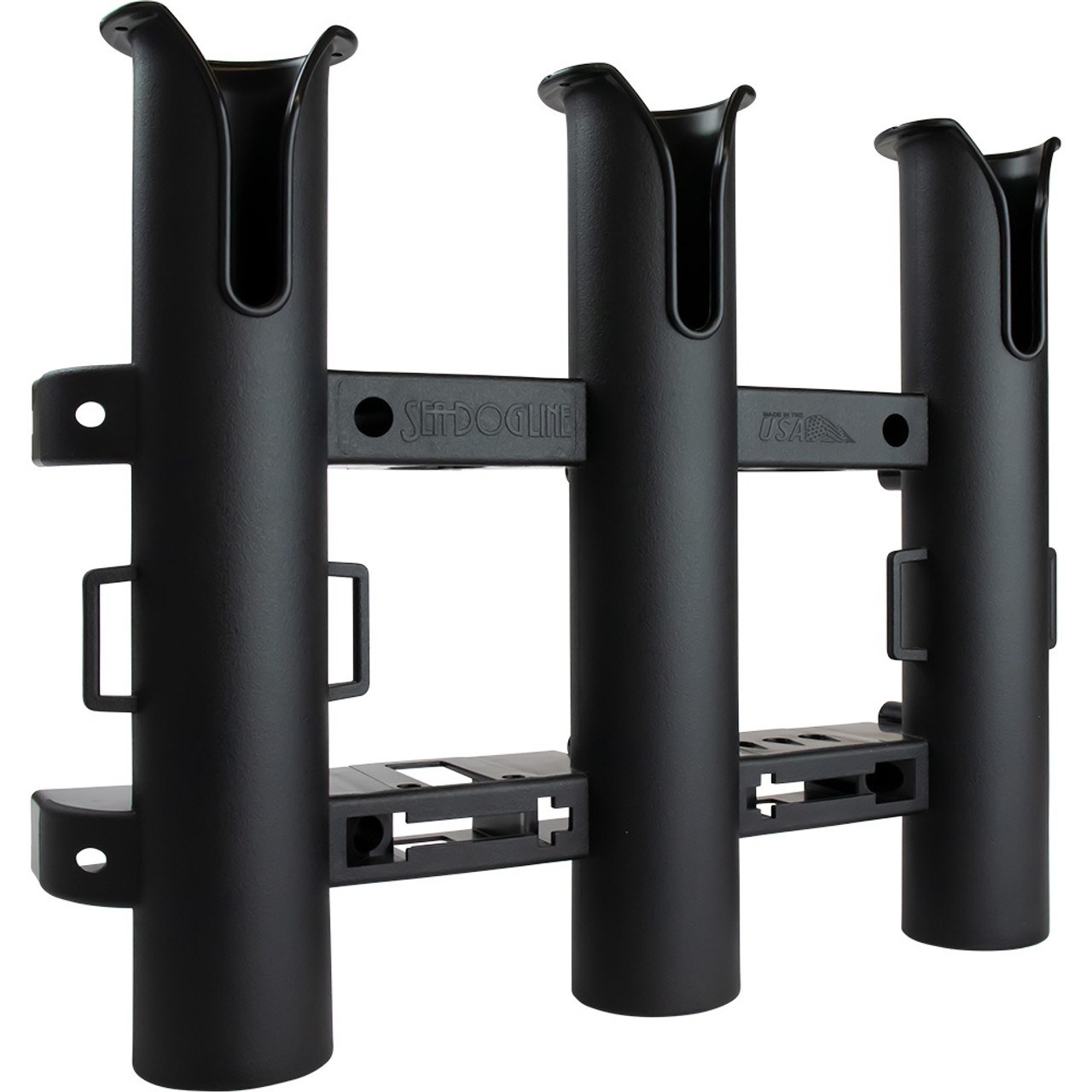 Sea-Dog Triple Threat Three Pole Rod Holder - Black [325033-1]