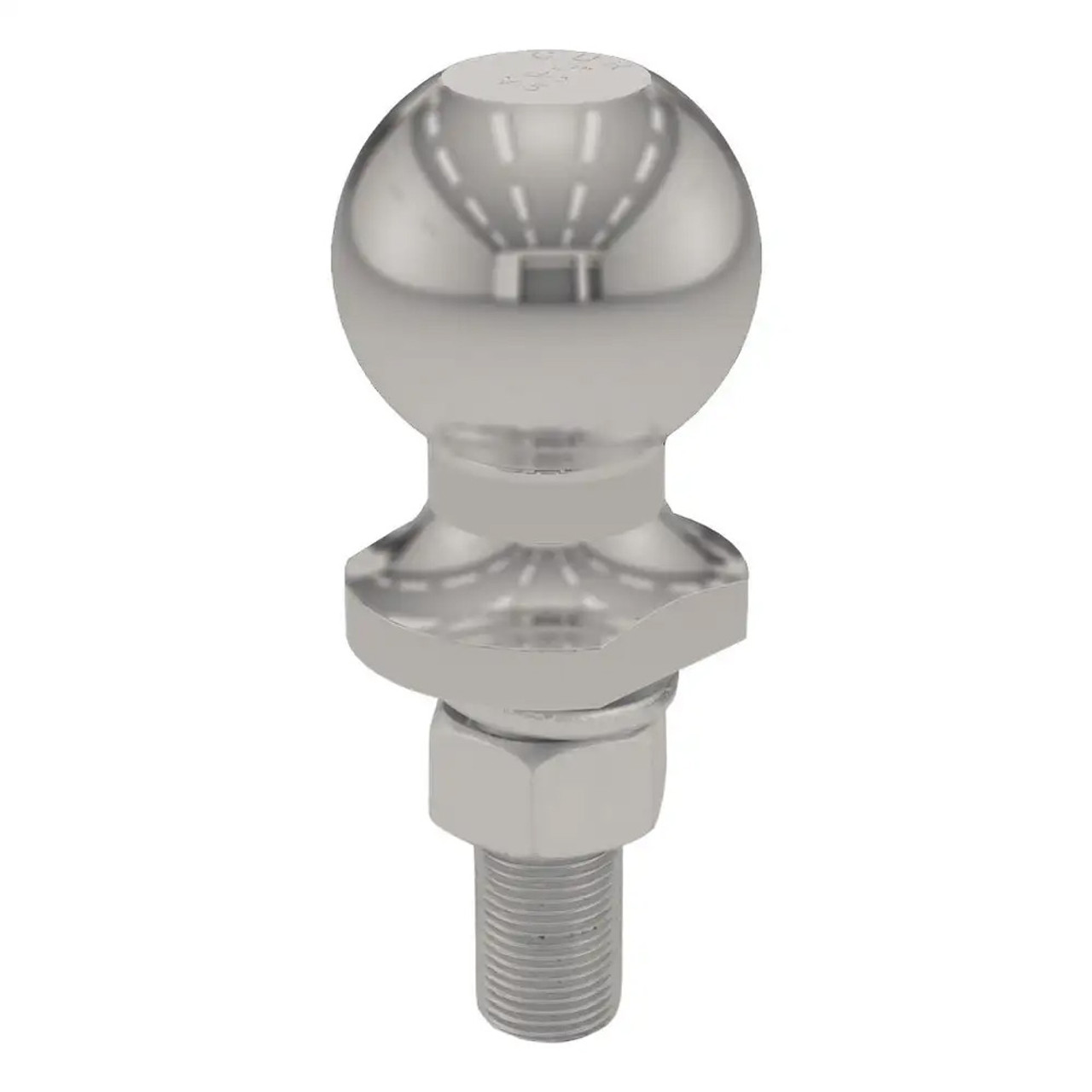 CURT 2" Trailer Ball - 3\/4" x 2-1\/8" Shank - 3,500 lb. - Stainless Steel [40082]