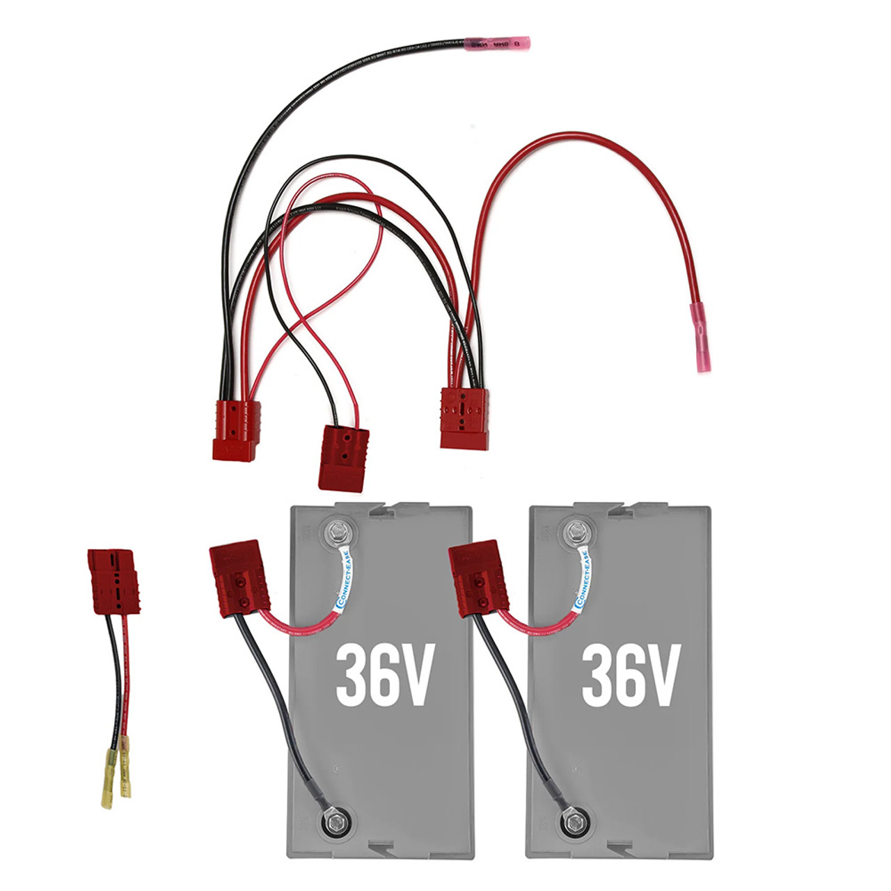 Connect-Ease 36V Parallel Kit f\/2-36V Batteries to 1 Motor [RCE236VCHK]