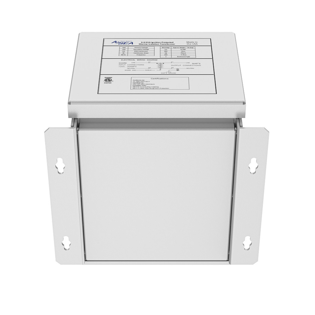 ASEA Power Systems 3.6 kVA Isolation Transformer [634003]