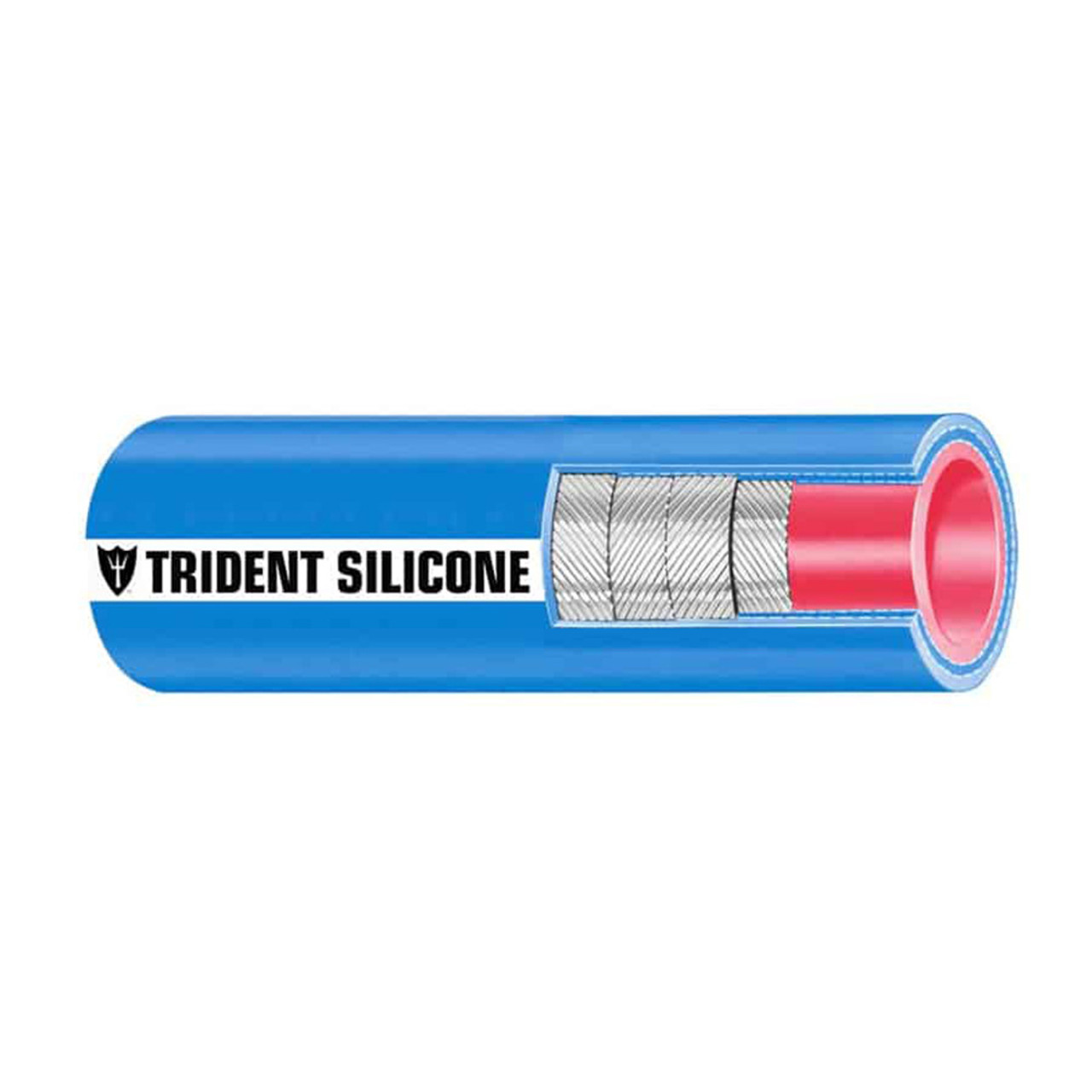 Trident Marine 2-1\/2" x 36" Blue Silicone Wet Exhaust Hose [202V2120-36]