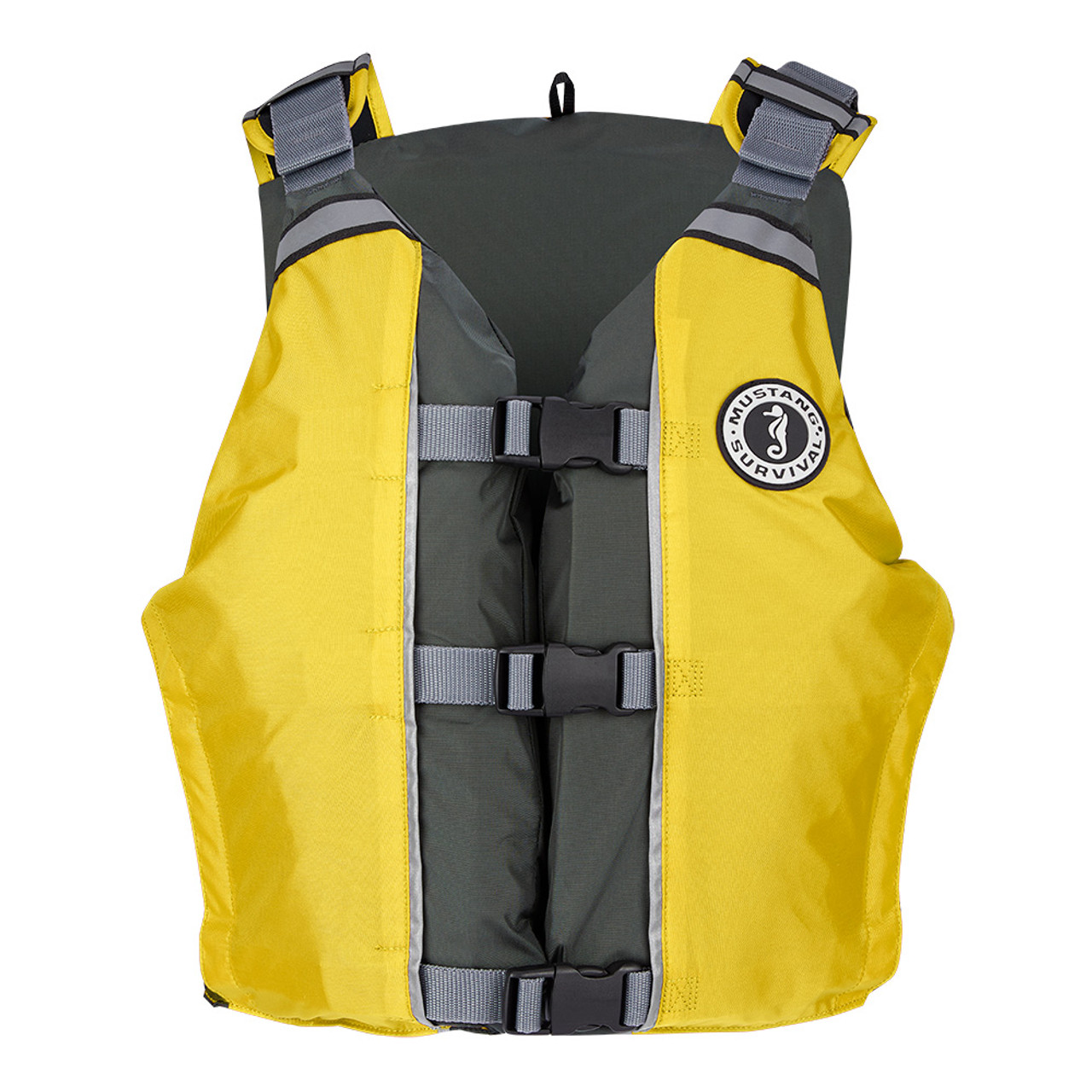 Mustang APF Foam Vest - Universal - Yellow\/Grey [MV411102-222-0]
