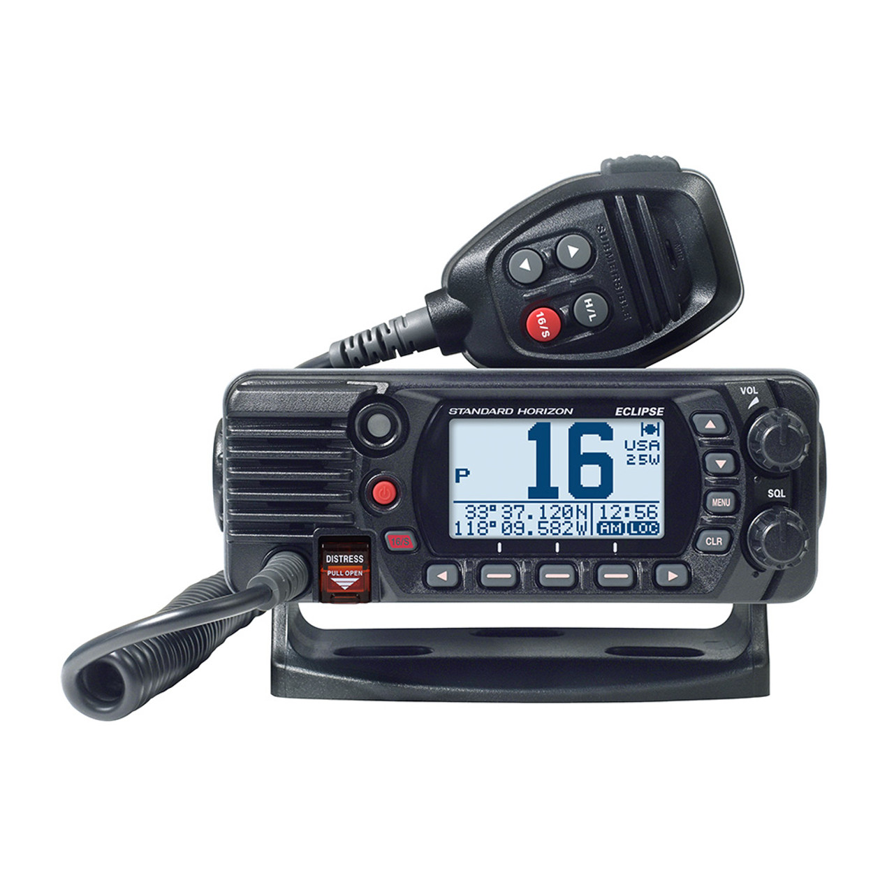 Standard Horizon GX1410GB Eclipse Series 25W Fixed Mount VHF\/GPS - Black [GX1410GB]
