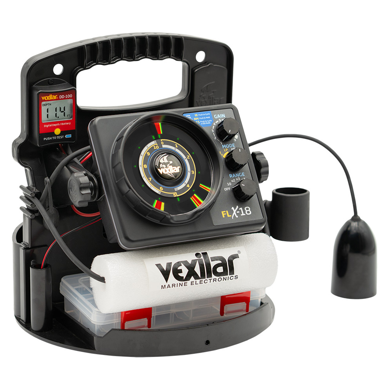 Vexilar FLX-18 Pro Pack II Fishing System w\/12 Degree Ice-Ducer  DD-100 [PPX1812]