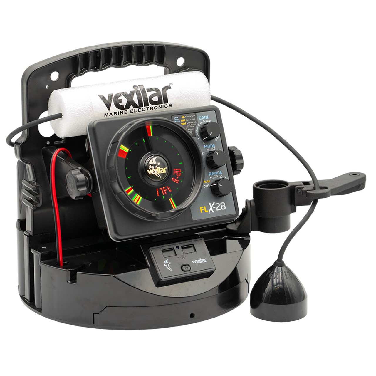Vexilar FLX-28 Pro Pack Elite Fishing System w\/Pro View Ice-Ducer  Vexilar Lithium Battery [PPEL28PV]